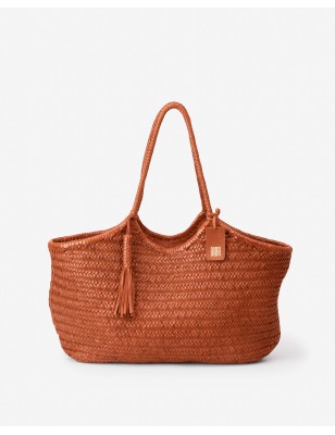 Leather shoulder bag BIBA Perkins