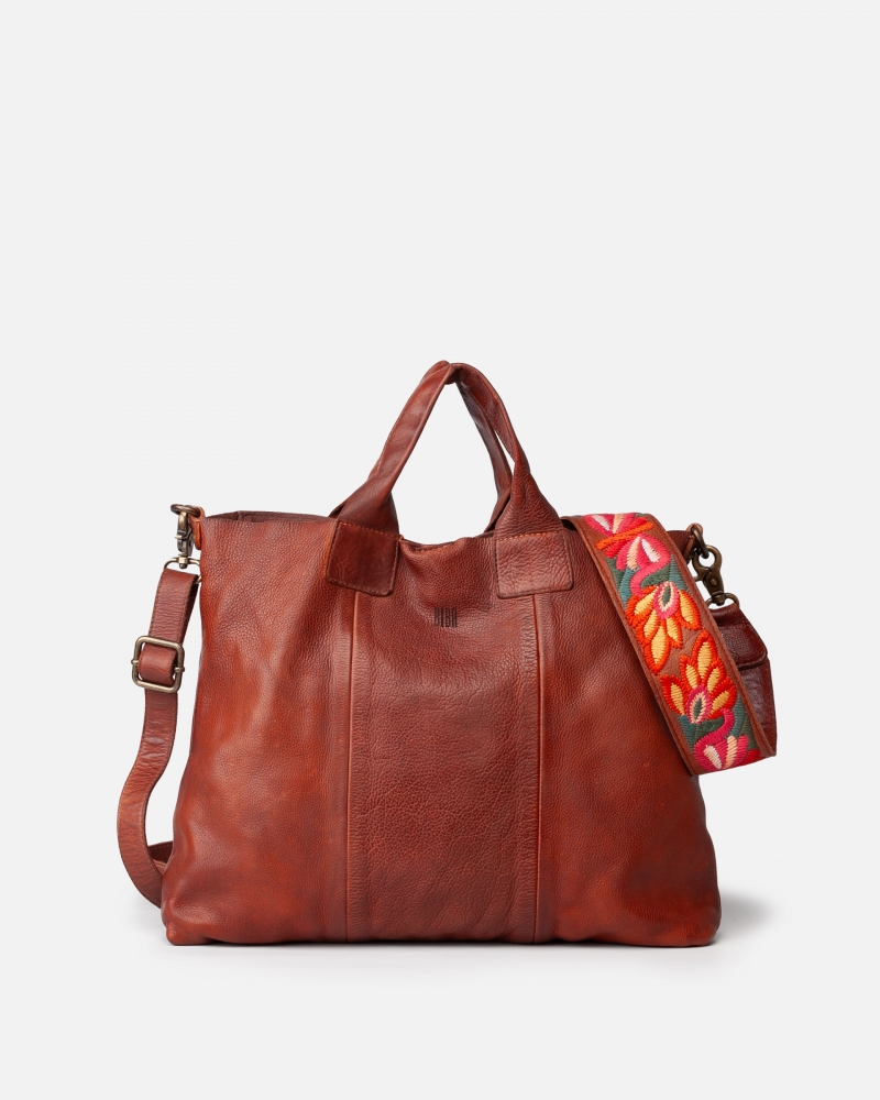 Bolso de hombro BIBA Sumner de piel