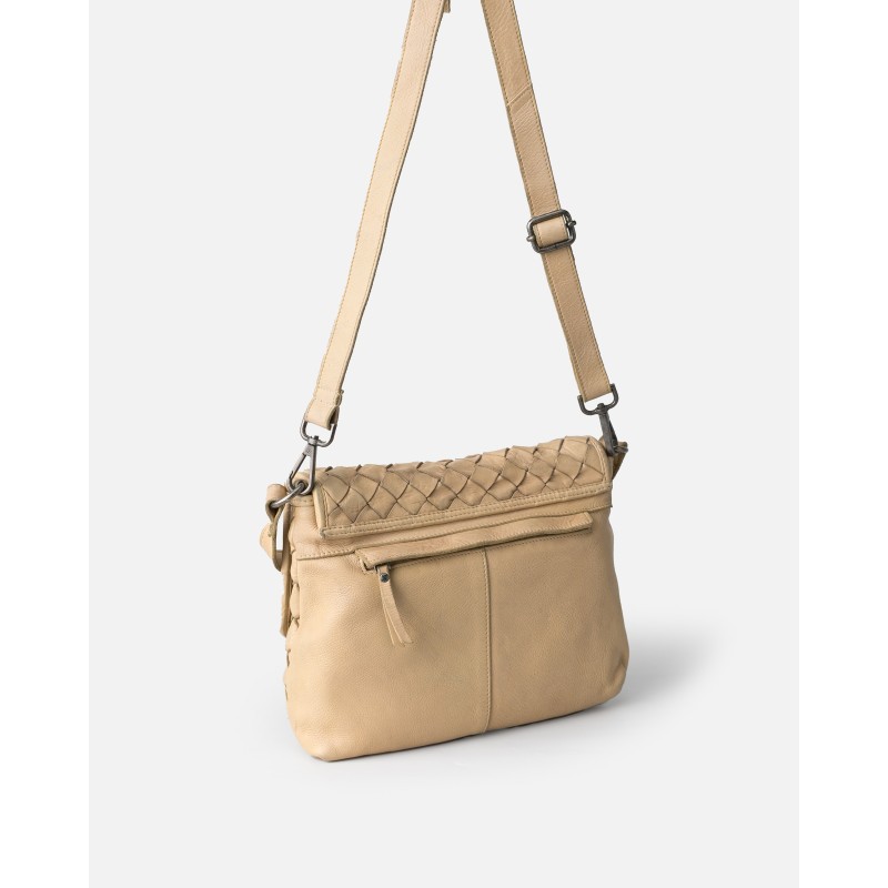 Leather shoulder bag BIBA Lewisburg
