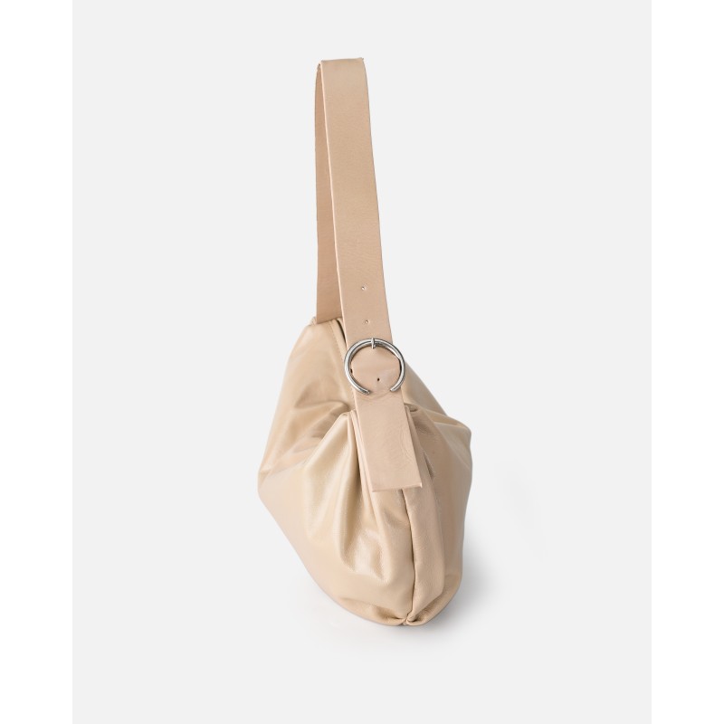 Leather shoulder bag Irvine Black | BIBA Shops