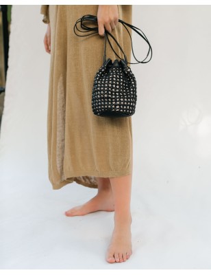 Leather cross bag Ouray Cream | BIBA Shops