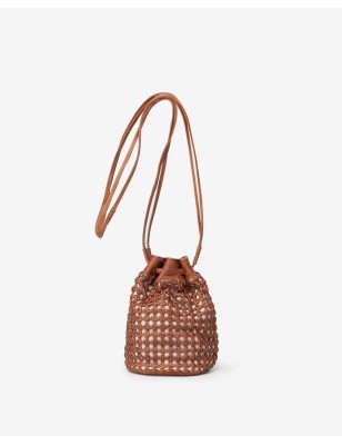 Leather cross bag Ouray Cream | BIBA Shops