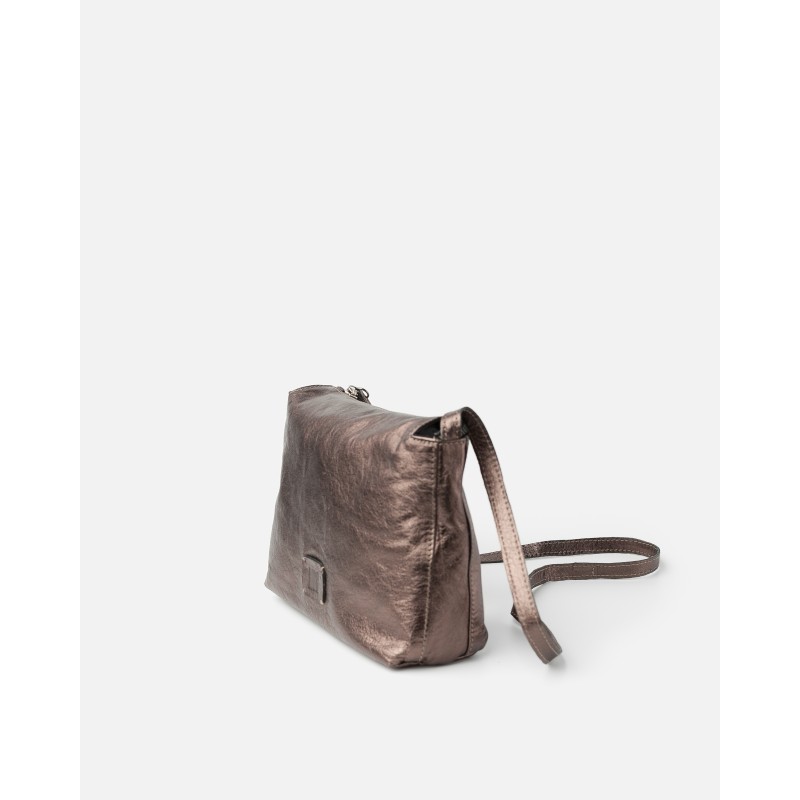 Leather cross bag BIBA Chester Smog