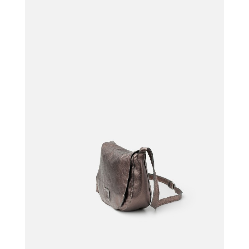 Leather cross bag BIBA Chester Smog