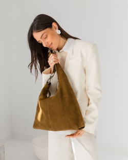 Leather shoulder bag BIBA...