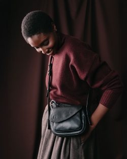 Leather cross bag BIBA Blunt