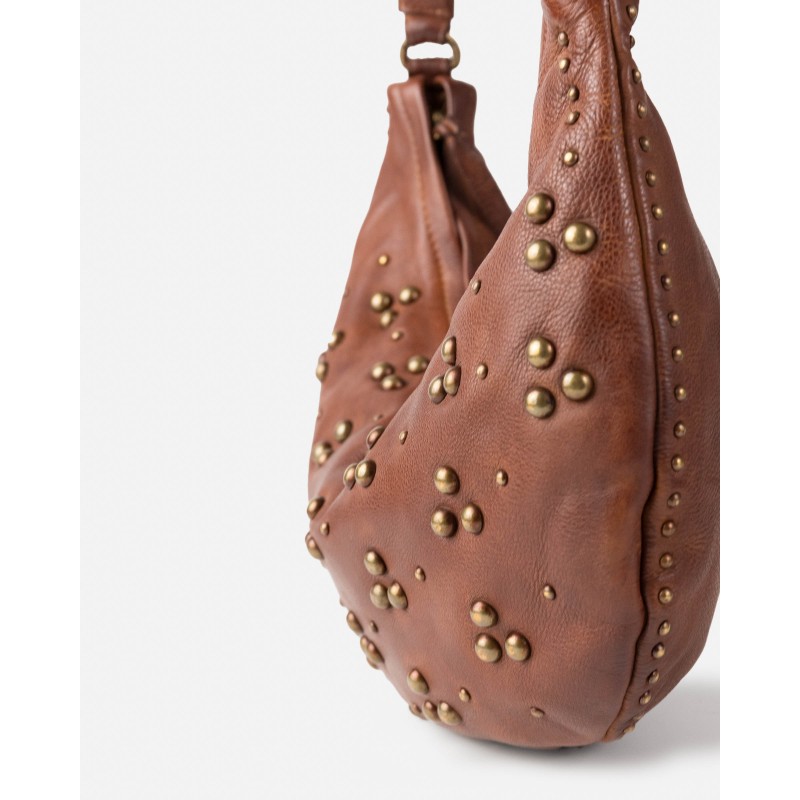 Leather shoulder bag BIBA Hill