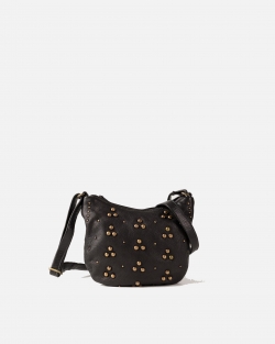 Leather shoulder bag BIBA Hill