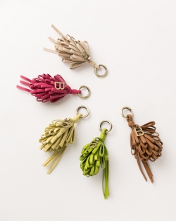Leather keychain BIBA...