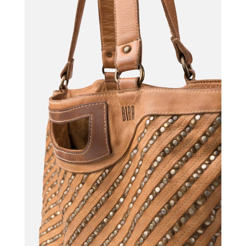 Leather shoulder bag BIBA Stella