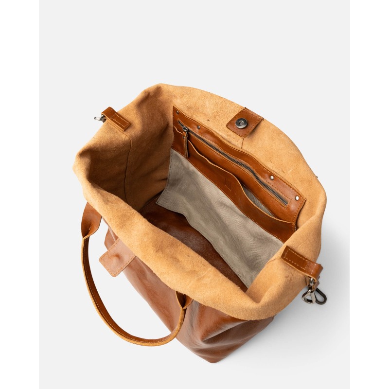 Leather handbag BIBA Beloit