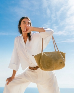 Leather shoulder bag BIBA...