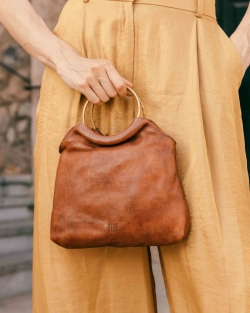 Leather shoulder bag BIBA Rox