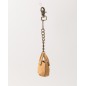 Leather keychain BIBA B Minibag