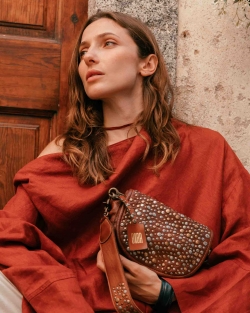 Leather shoulder bag BIBA...