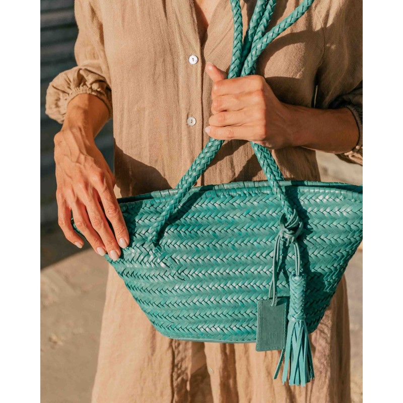 Leather shoulder bag BIBA Perkins