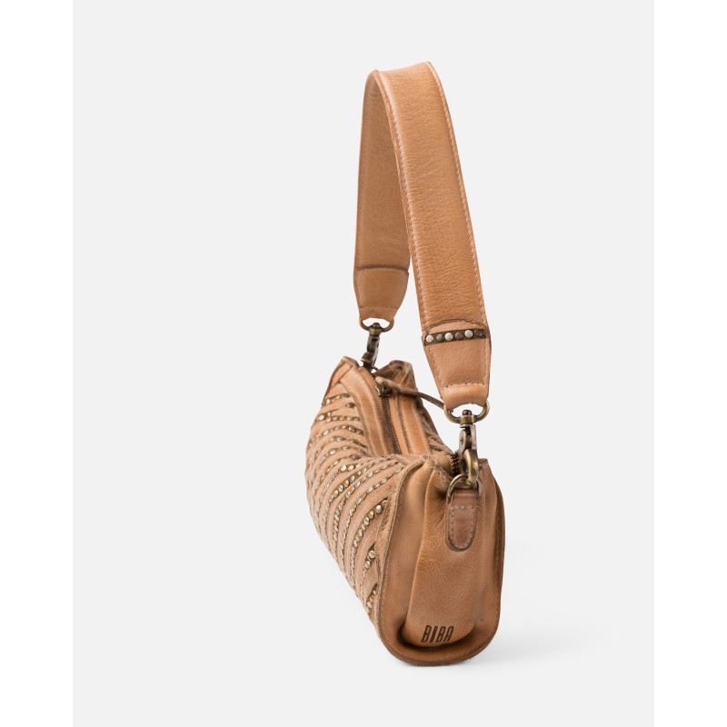 Leather shoulder bag BIBA Stella