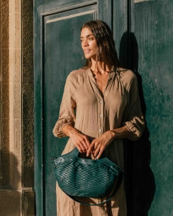 Leather shoulder bag BIBA Doty