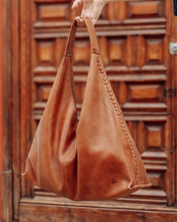 Leather shoulder bag BIBA...