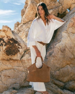 Leather shoulder bag BIBA...