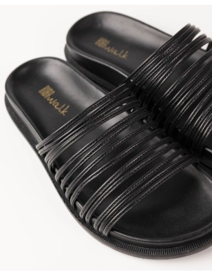 Leather sandal Noe Black | BIBA Shops
