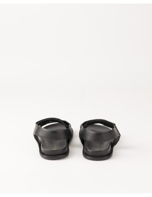 Sandàlia de pell Rivington Negre | BIBA Shops