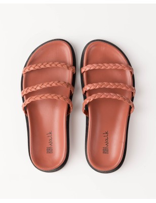 Sandàlia de pell Zoe Negre | BIBA Shops