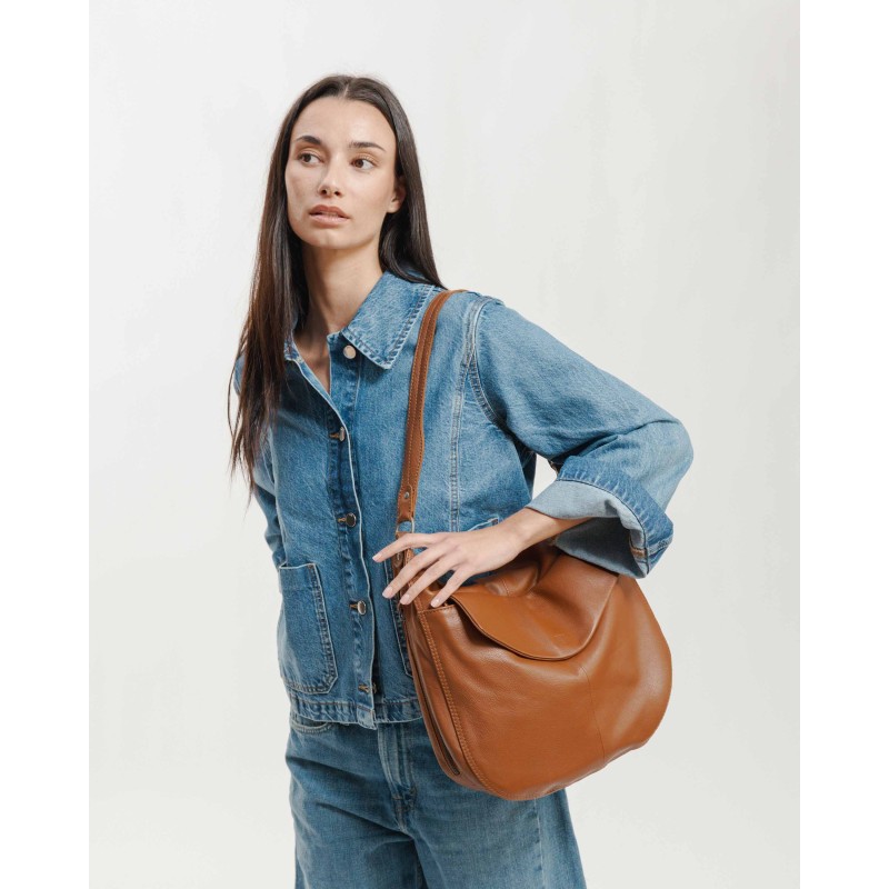 Bossa d'espatlla de pell Jersey X Cuir | BIBA Shops