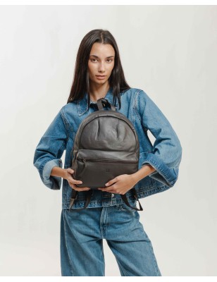 Leather backpack Jersey X Black | BIBA Shops