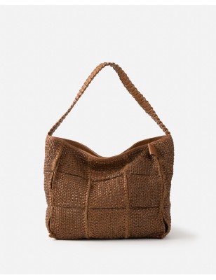 Leather shoulder bag BIBA Kenett