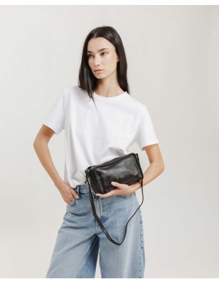 Leather shoulder bag BIBA Abbot