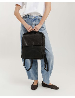 Leather backpack Alex Black | BIBA Shops