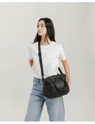 Leather handbag BIBA Boston