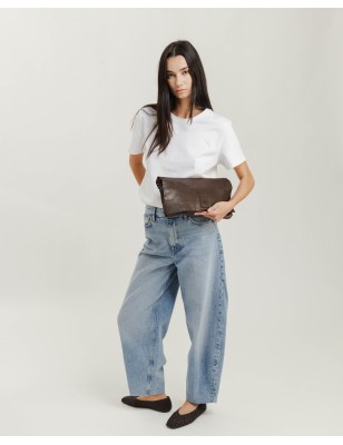 Bandolera de pell Boston Carbassa | BIBA Shops