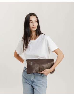 Bandolera de piel Boston Calabaza | BIBA Shops