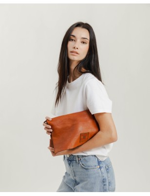 Leather cross bag BIBA Boston