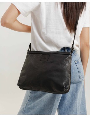 Leather cross bag BIBA Boston