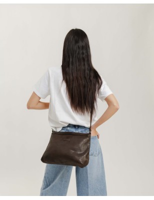 Leather cross bag BIBA Boston