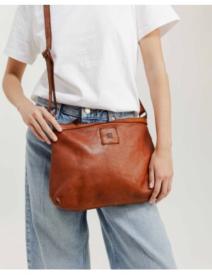 Leather cross bag Boston Black | BIBA Shops