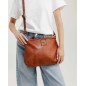 Leather cross bag BIBA Boston