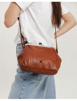 Leather cross bag Boston Black | BIBA Shops