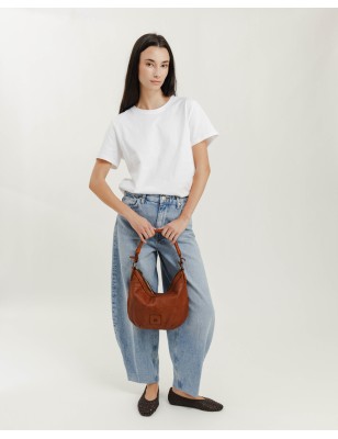Leather cross bag BIBA Boston