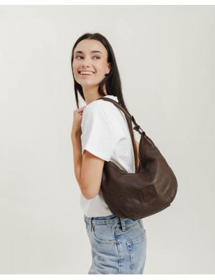 Leather cross bag BIBA Boston