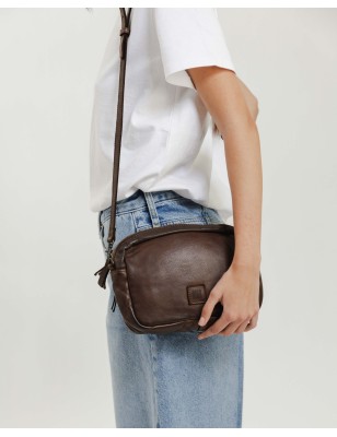 Leather cross bag BIBA Boston