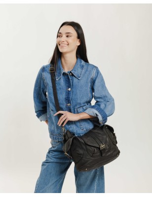Bolso de hombro BIBA Clint de piel
