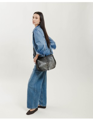 Leather cross bag BIBA Hancock