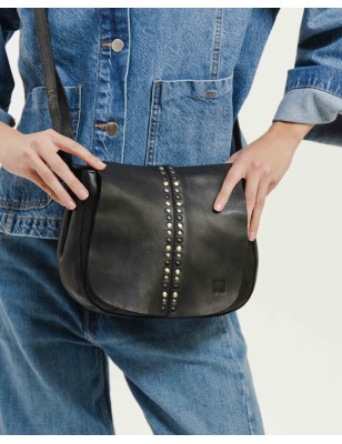 Leather cross bag BIBA Hancock