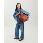 Leather shoulder bag BIBA Homer
