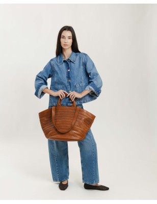 Bossa d'espatlla de pell Lewisburg Bricks Cuir | BIBA Shops
