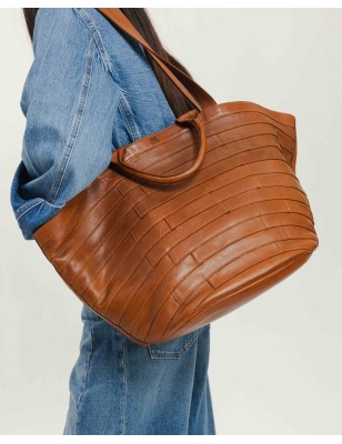 Bossa d'espatlla de pell Lewisburg Bricks Cuir | BIBA Shops